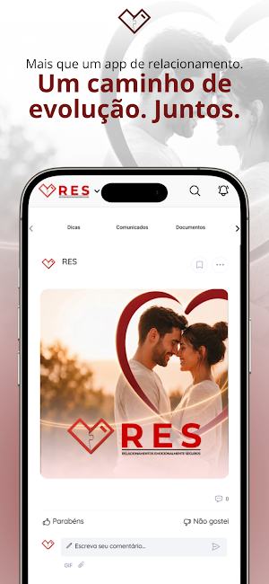 RES - App de Relacionamentos Screenshot 1