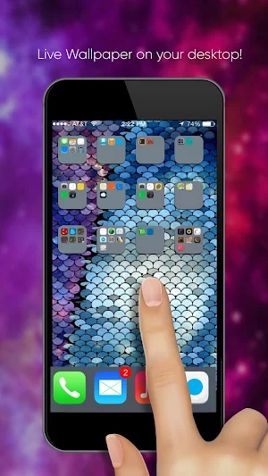 Real Sequin - Live Wallpaper Screenshot 1