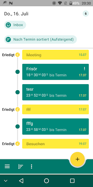 Terminplaner deutsch mit Countdown - Expektan Screenshot 1
