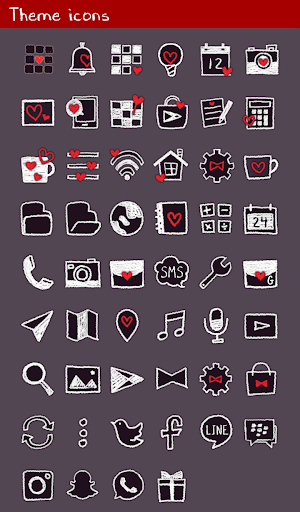 Pair Mugs with HeartsTheme Screenshot 3