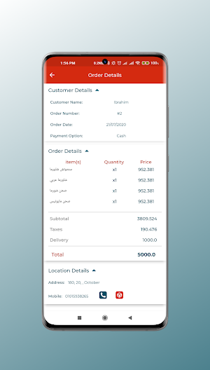 Onyx Restaurant Delivery Screenshot 3