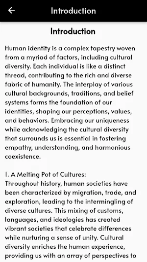 Human Identity and Culture Screenshot 1