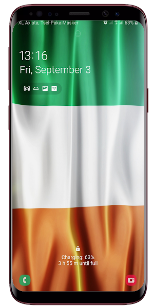 Ireland Flag Live Wallpaper Screenshot 3