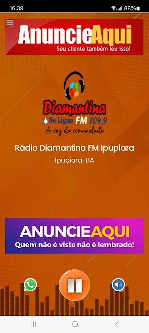 Rádio Diamantina FM Ipupiara Screenshot 2