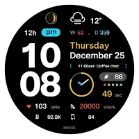 NW124: Digital watch face