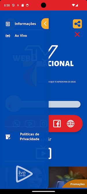 WebTV Nacional Screenshot 1