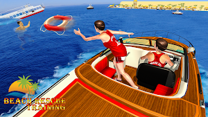 Beach Rescue Training: Coast Lifeguard Rescue Duty Screenshot 0