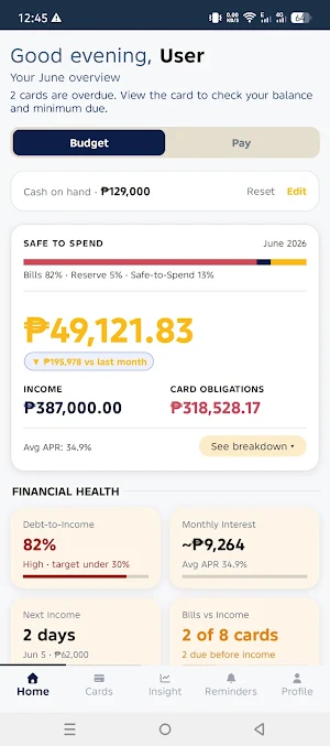HiveCard: Credit Card Manager Screenshot 0