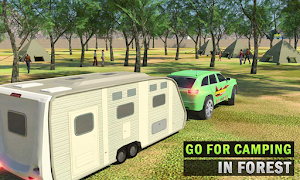 Camper Van Truck Simulator: Cruiser Car Trailer 3D Screenshot 0
