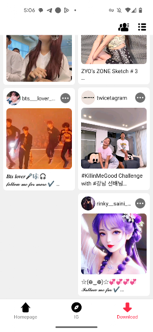 IGSaver: Video Downloader Screenshot 1