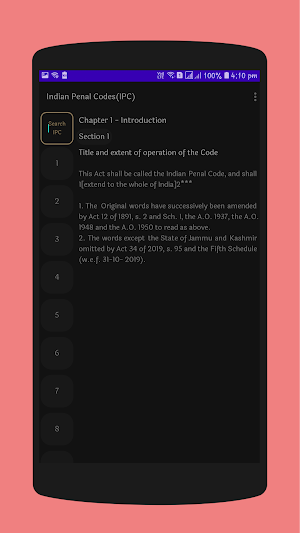 IPC - Indian Penal Code Screenshot 1