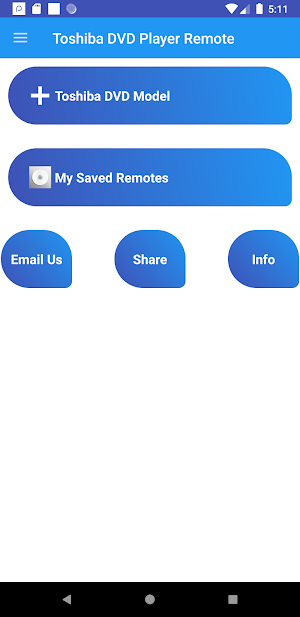 Toshiba DVD Player Remote Screenshot 0