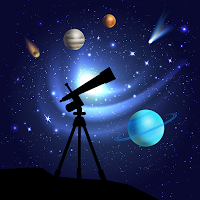 Night Sky View: Galaxy Map