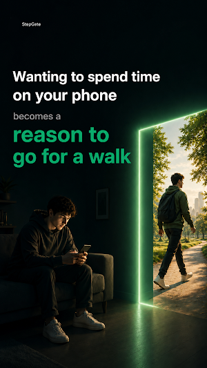 StepGate: Walk to Unlock Apps Screenshot 0