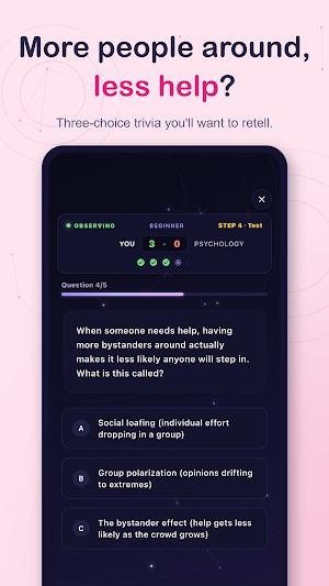 Psychology Trivia Quiz Screenshot 2