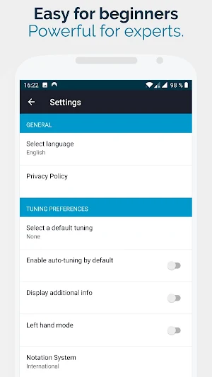 The Cavaquinho Tuner Screenshot 2