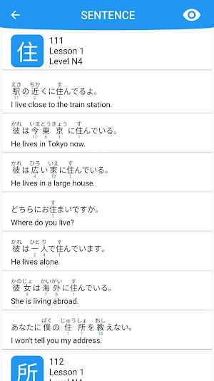 N5N4 Kanji Screenshot 3