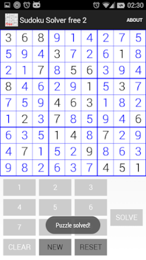 Sudoku Solver 2 Lite Screenshot 1
