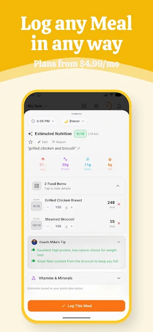 Zealova: AI Coach, Diet & Gym Screenshot 1