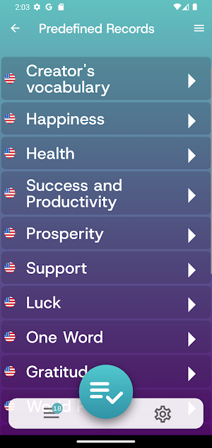 Affirmations Lab. Screenshot 1