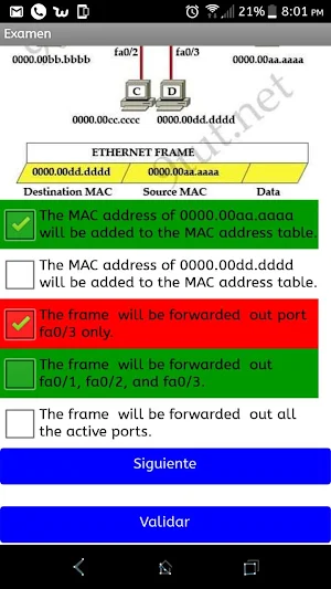 Simulador CCNA Screenshot 2