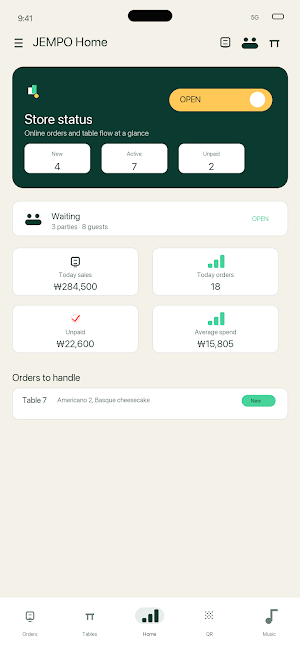 JEMPO - Table QR Order Screenshot 3