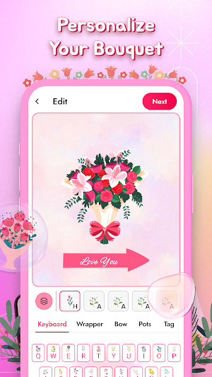 DIY Flower Language Keyboard Screenshot 0