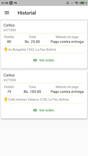 El Vagón Delivery Screenshot 3