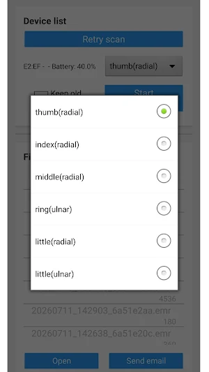 HMMeas Screenshot 2