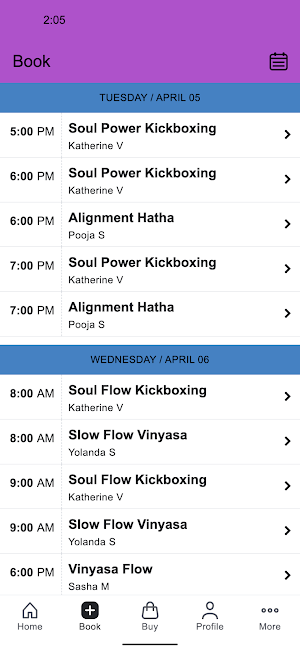 DuaSoul Yoga & Kickboxing Screenshot 1