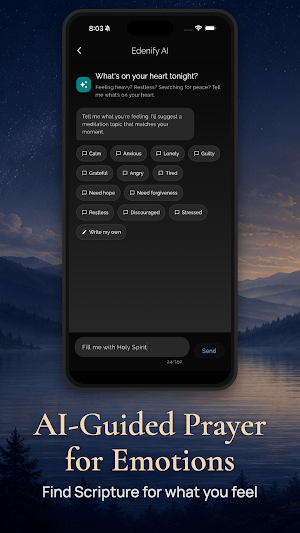 Edenify Christian Sleep Prayer Screenshot 3