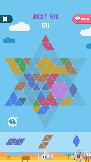 Hexagram Puzzle Screenshot 3
