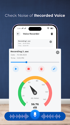 Audio Sound Decibel Meter Screenshot 2