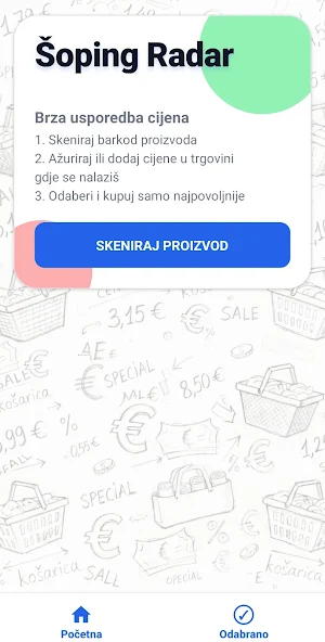 Šoping Radar Screenshot 0