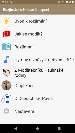 Rozjímání o Kristově utrpení Screenshot 0