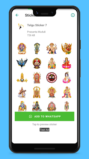 Telugu Stickers Screenshot 2