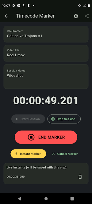 Timecode Marker Screenshot 1