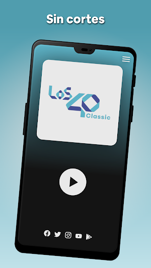 Los 40 Classic Screenshot 0