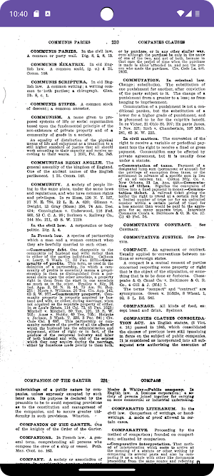 Blacks Law Dictionary Screenshot 3