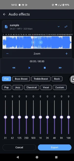 NT Audio Editor - MP3 Editor Screenshot 2