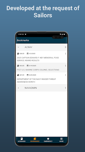 MyNavy Messages Screenshot 3