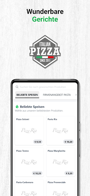 Pizze Ria Wien Screenshot 2