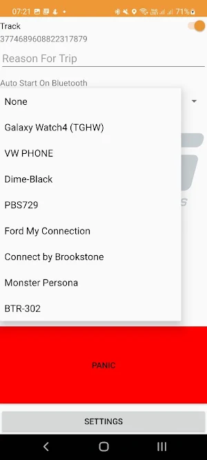 WebIQ - Trip Logger Screenshot 0