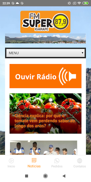 Rádio FM Super Igarapé Screenshot 1