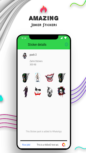 WAStickerApps - Joker Stickers For Whatsapp Screenshot 3