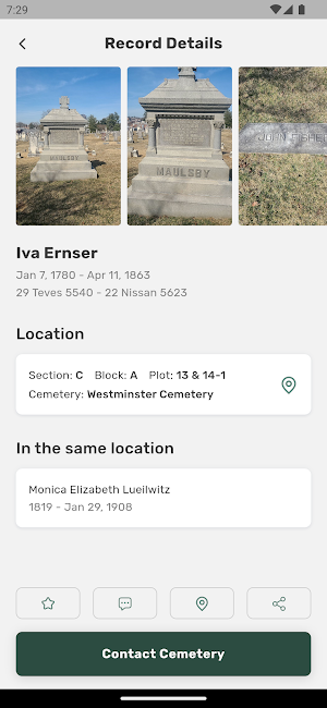 Westminster Cemetery Screenshot 2