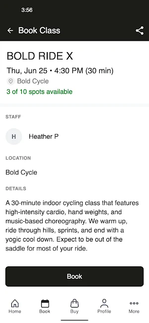 Kohler Yoga & Cycle Screenshot 2