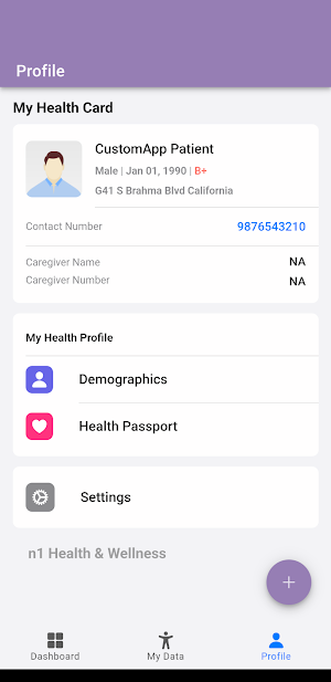 n1 Health & Wellness Screenshot 1