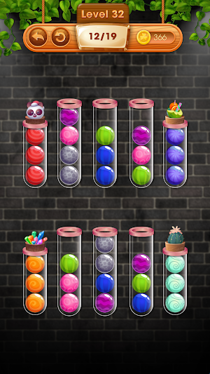 Woody Ball Sort - Color Puzzle Screenshot 3