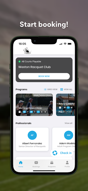 Weston Racquet Screenshot 1